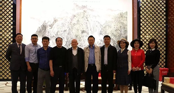 Wang Yong, Vice Chairman of the Fushun CPPCC, and his party visited Ni Dongfang Art Museum