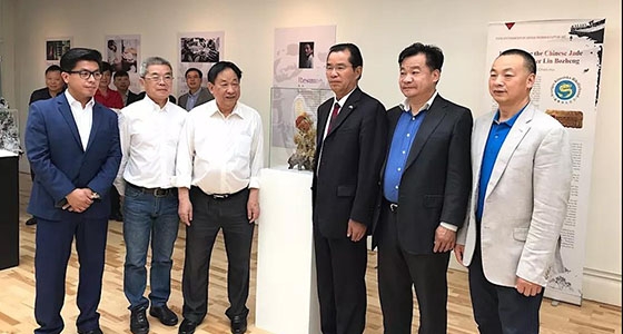 Qingtian Stone Sculpture Appears in Foreign Art Exhibition