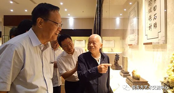 Zhang Baowen, Vice Chairman of the Standing Committee of the 12th National People's Congress and his party visited Ante Group Ni Dongfang Art Museum