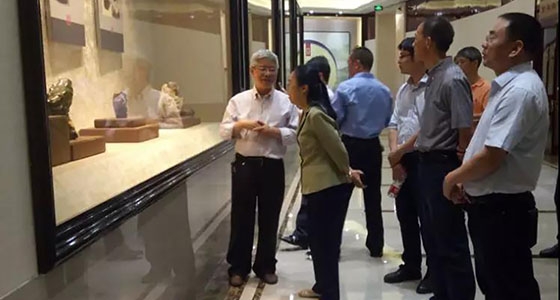 Deputy Director Ji Shihua of the Civil Affairs Department of Zhejiang Province and his party visited Ante Group Ni Dongfang Art Museum